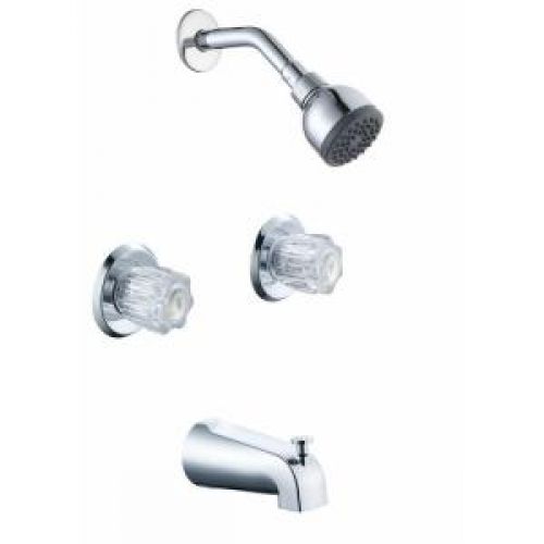 Glacier Bay 2-Handle Tub and Shower Faucet in Chrome