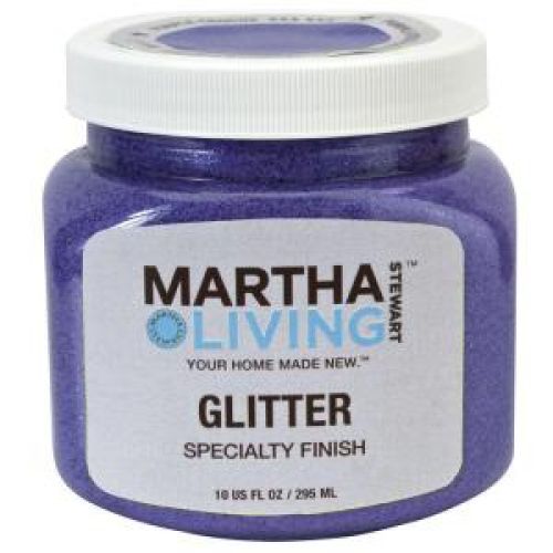 Martha Stewart Living 10 oz. Purple Crocus Glitter Paint