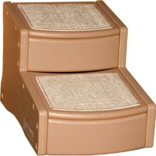 Pet Gear Easy Step II Pet Stairs, 2-step/for cats, dogs up to 150 Lbs, Cocoa