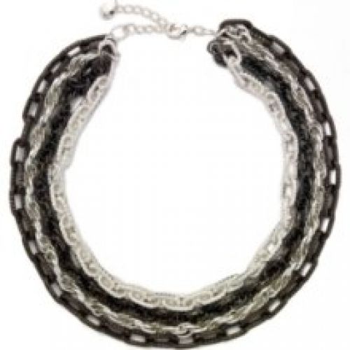 Alfani Necklace, Two Tone Link Necklace