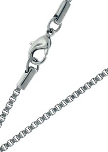 24" Stainless Steel Box Chain 2mm Lobster Clasp by Cuff-Daddy