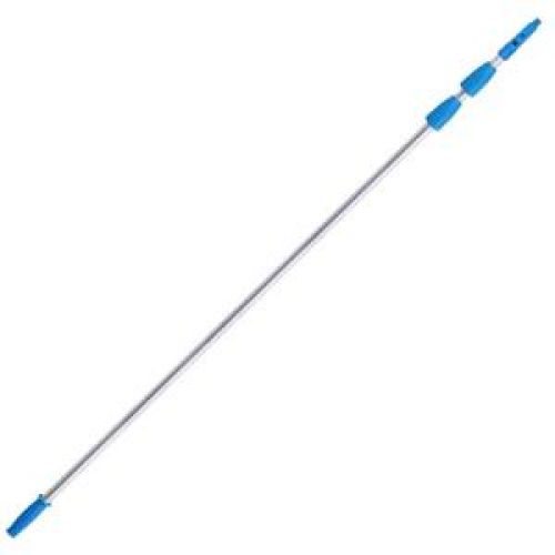 Unger Pro 8 ft. - 16 ft. Telescopic Pole Aluminum 3-Stage with Connect and Clean Locking Cone and PRO Locking Collar