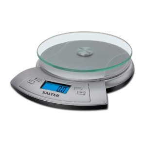 Salter 1038 Glass Electronic Kitchen Scale with Timer