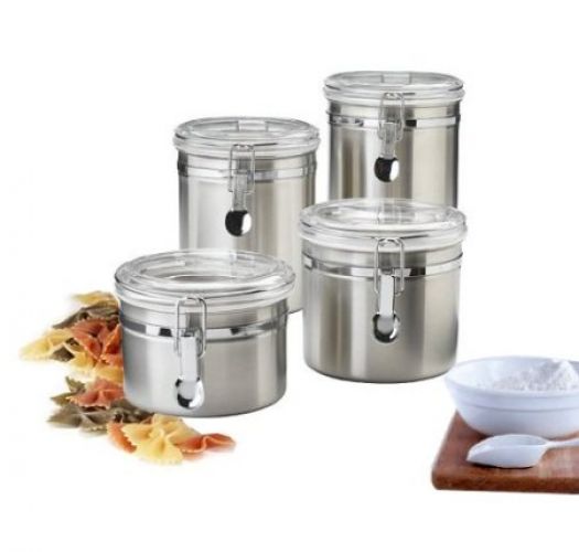 Stainless Steel Canister Set of 4