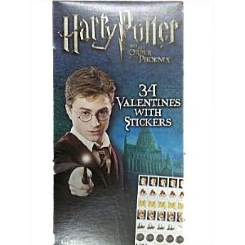 Harry Potter and the Order of the Phoenix 34 Valentines With Stickers