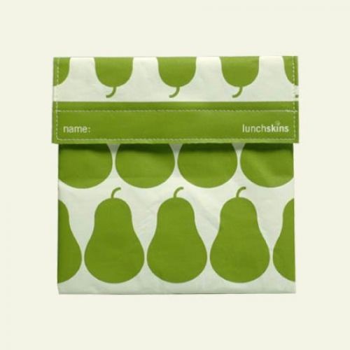 Reusable Cloth Sandwich Bag - Green Pear