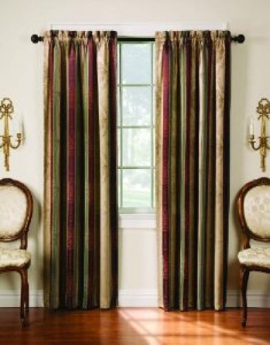 Tuscan Stripe Thermal Backed Pole Top Panel, Autumn
