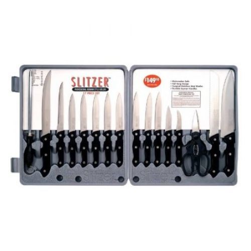 Slitzer Stainless Steel 17 Pc Cutlery Set