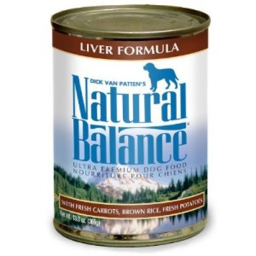 Natural Balance Canned Dog Food, Liver and Rice Recipe, 1 13 Ounce Can