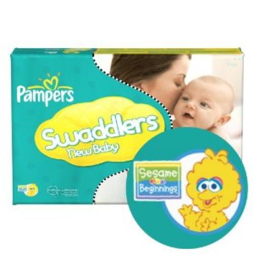 Pampers Swaddlers Diapers, Giant Pack, Size Newborn, 140 Count