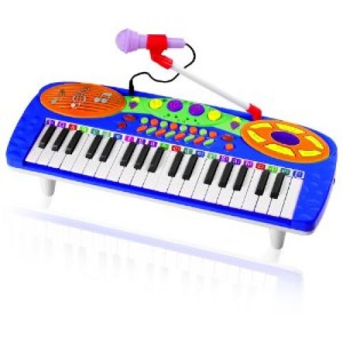 Kids Authority 37 Keys standard Kids Keyboard / Piano with Microphone - Color Vary