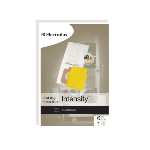 Genuine Electrolux Intensity Vacuum Bag EL206A - 6 bags, 1 motor filter