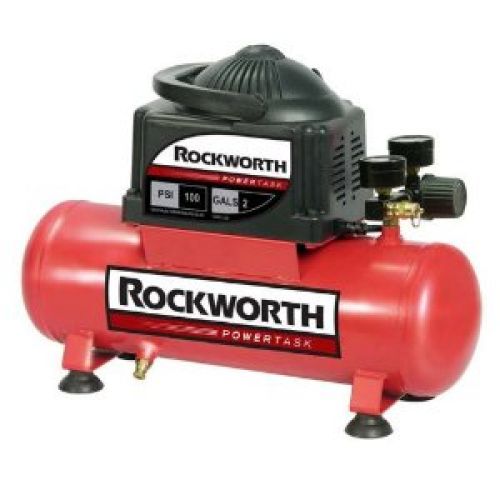 Rockworth RWHD2NK 2-Gallon Factory Reconditioned Hot Dog Portable Electric Air Compressor