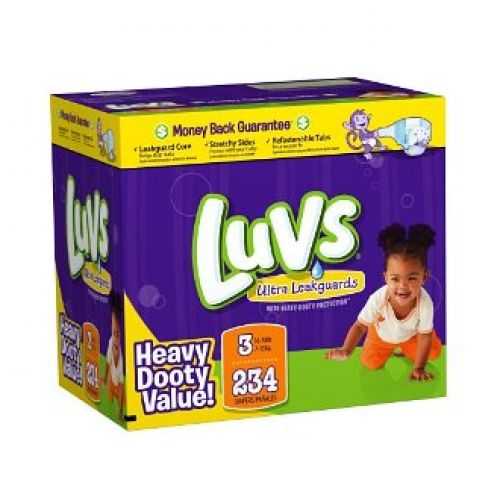 Luvs Premium Stretch Diapers with Ultra Leakguards Diapers, Size 3, 234 Count