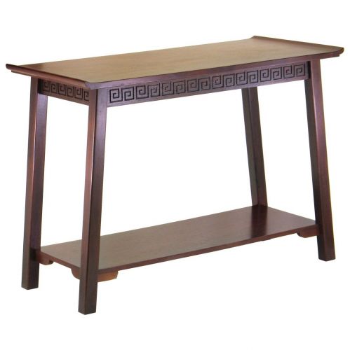 Winsome Chinois Walnut Finished Console Table