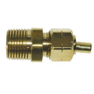 Watts 3/8 in. x 1/2 in. Brass Compression x MPT Coupling
