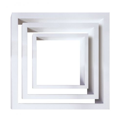 Nexxt Cubbi 3-Piece Shelf Set, White