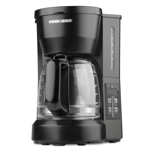Black & Decker DCM675BF 5-Cup Drip Coffee Programmable Maker with Permanent Filter