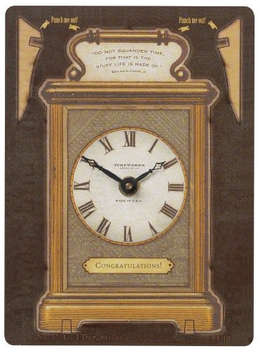 Timeworks Pop Out Carriage Clock