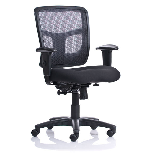 Ergo Value Mesh Mid-Back Task Chair, Black