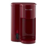 West Bend 56204 Single-Cup Personal Coffee Maker and Water Dispenser, Red