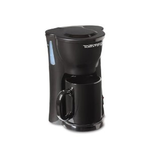 Toastess TFC-326 Personal-Size 1-Cup Coffeemaker, Black