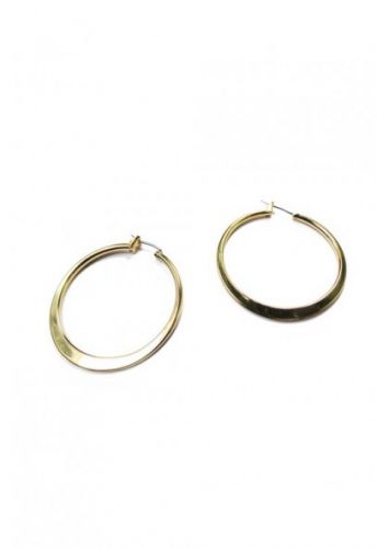Gold plated Metal Thin blade Hypo-Allergenic Earrings