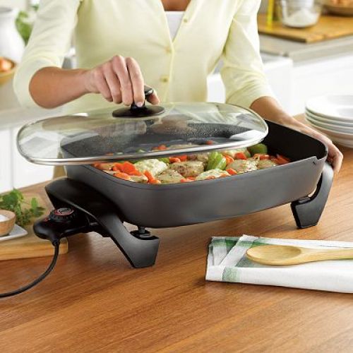 Food Network 16-In. Electric Skillet