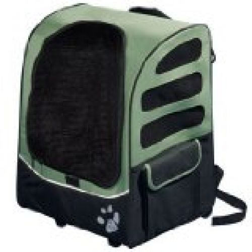 Pet Gear I-GO2 Plus Traveler Rolling Backpack for cats and dogs up to 25-pounds, Sage
