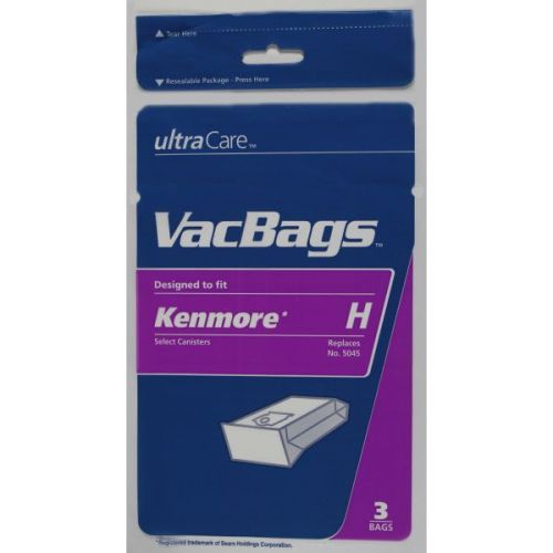 Ultracare Kenmore H Canister Vacuum Bags - 609218