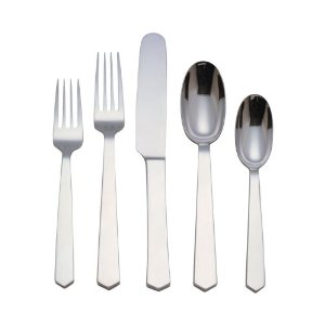 Thomas O'Brien Tiago Stainless Steel 5 Piece Flatware Place Setting