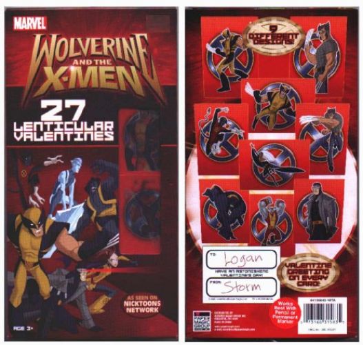 Wolverine & X-Men 27 Lenticular Valentines