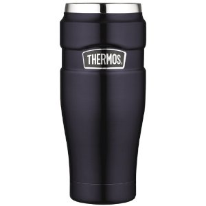 Thermos Stainless King SK1005MB4 16-Ounce Leak-Proof Travel Mug, Midnight Blue