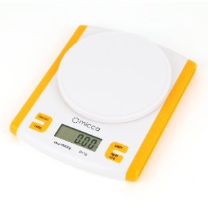 Micca Ultra Slim Precision Digital Kitchen Scale With 11-Lb Capacity