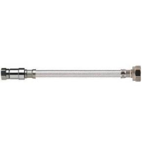 Watts FloodSafe 3/8 in. Compression x 1/2 in. FIP x 16 in. Stainless Steel Faucet Connector