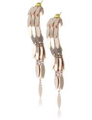MiMi by Sorrelli Rose Goldtone Long Fringe Style Earrings