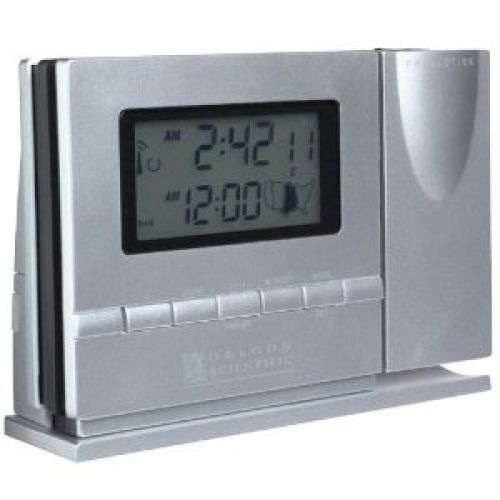 Oregon Scientific RM318PA ExactSet Projection Clock, Silver