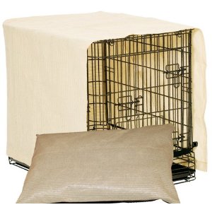 Coolaroo Dog Crate Shade with Pillow, Extra-Large, Desert Sand