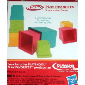 Playskool Stack and Nest Cubes