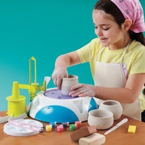 Discovery Kids Motorized Pottery Wheel with Clay