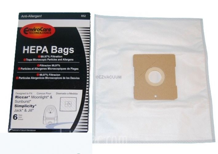 Hepa Bags by Envirocare Technologies - 6pk.