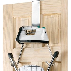 Polder 90617-05 Over the Door Iron and Board Holder - Chrome