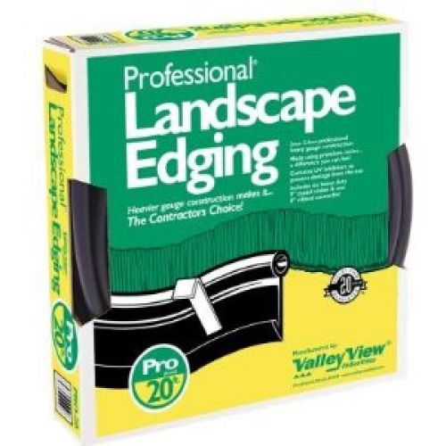 Valley View PRO-20 20-Foot Professional Black Landscape Edging