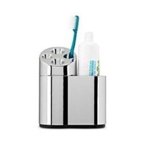 Simplehuman Toothbrush Holder with Caddy, Chrome