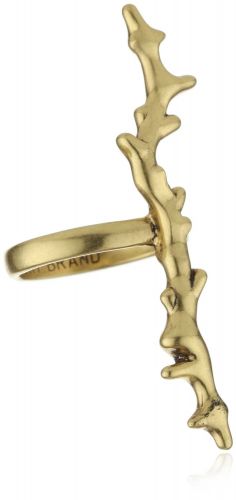 Lucky Brand "Son Cubano" Gold-Tone Coral Branch Ring, Size 7