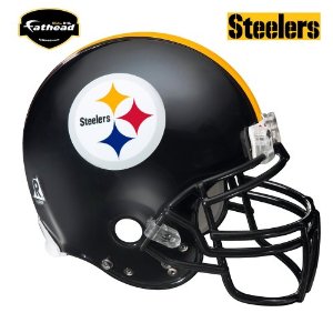 NFL Team Helmet Wall Graphic Pittsburgh Steelers