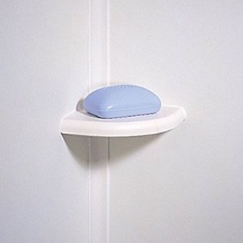 Cloud White Wall Panel Accessories Set of 2 Wall Panel Corner Soap Dish Es-2