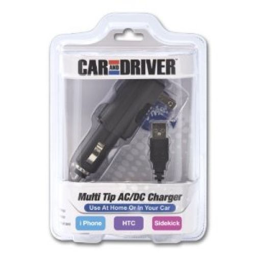 Car and Driver PDA Kit - iPod/iPhone Tip, HTC, and Sidekick Tip