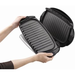 George Foreman Next Grilleration 4-Burger Grills with Removable Plates