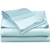 Home Source Rayon Made From Bamboo King Fitted Sheet, Sea Glass